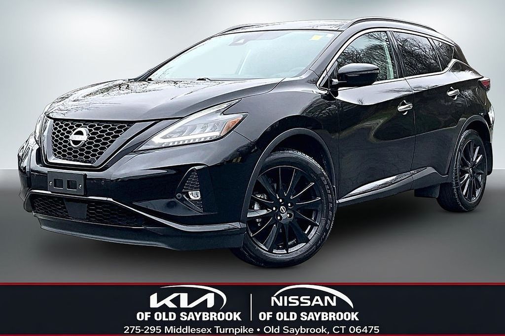 Super Black 2024 Nissan Murano SUV / Crossover All-Wheel Drive Continuously Variable Transmission
