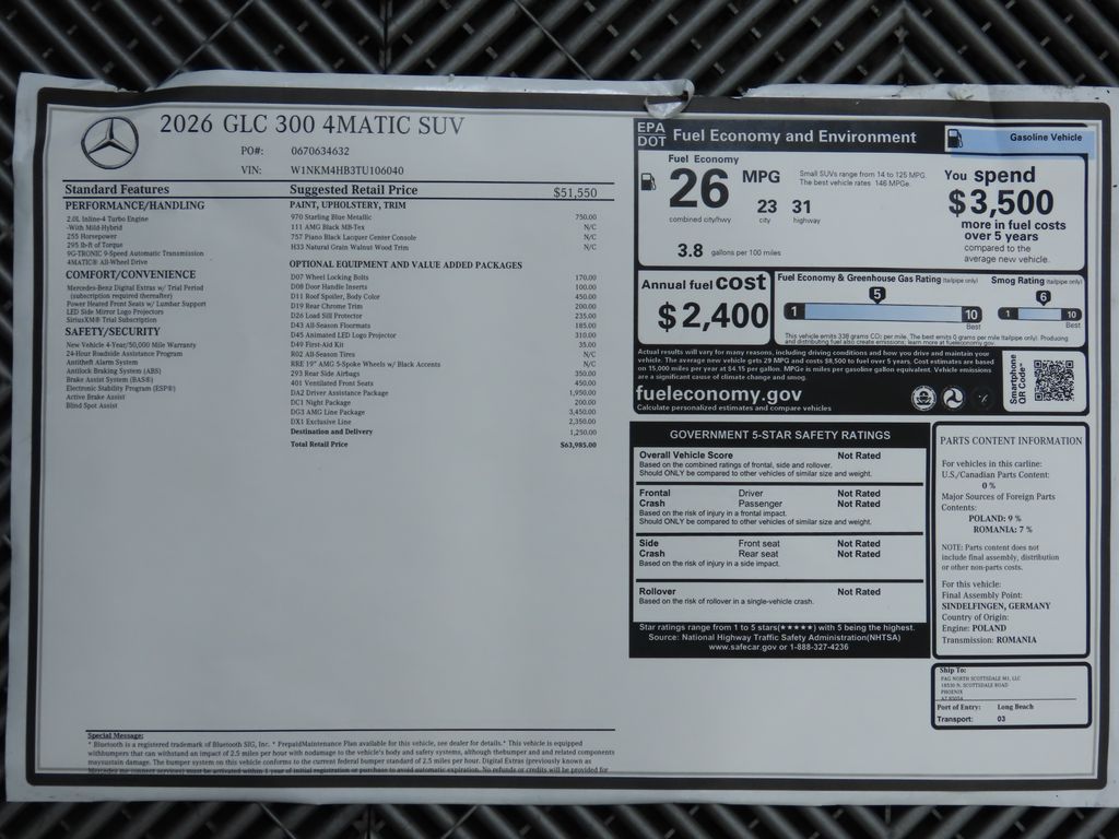 Thumbnail: 2026 Mercedes-Benz GLC - 9