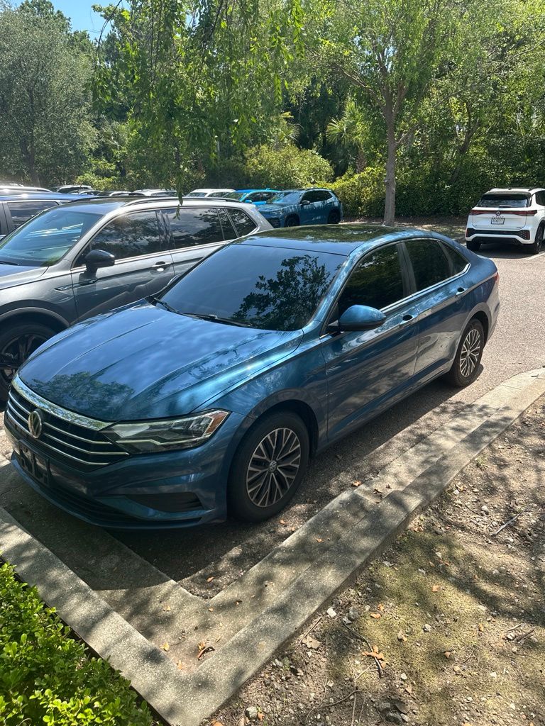 Blue Silk Metallic 2019 Volkswagen Jetta Sedan 8-Speed Automatic