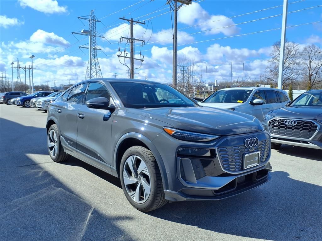 Gray 2025 Audi Q6 e-tron Sportback quattro Premium Plus SUV / Crossover All-Wheel Drive Automatic