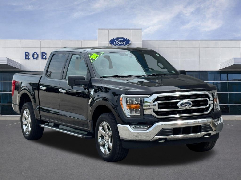 Used 2021 Ford F-150 XLT with VIN 1FTFW1E83MFB40365 for sale in Kansas City