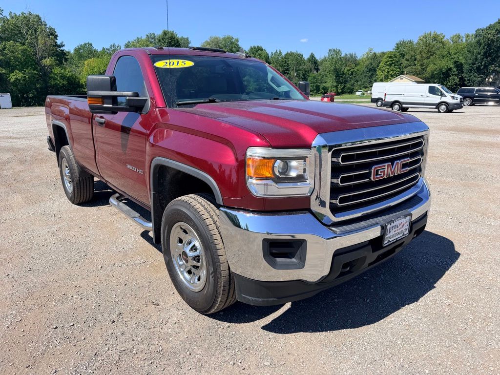 Sonoma Red Metallic 2015 GMC Sierra 3500HD Pickup Truck Four-Wheel Drive 6-Speed Automatic Overdrive