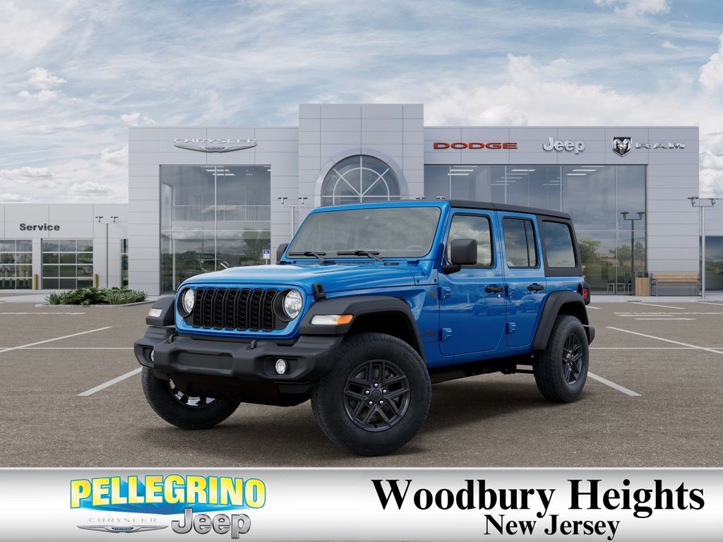 Hydro Blue Pearl Coat 2025 Jeep Wrangler SUV / Crossover Four-Wheel Drive 8-Speed Automatic
