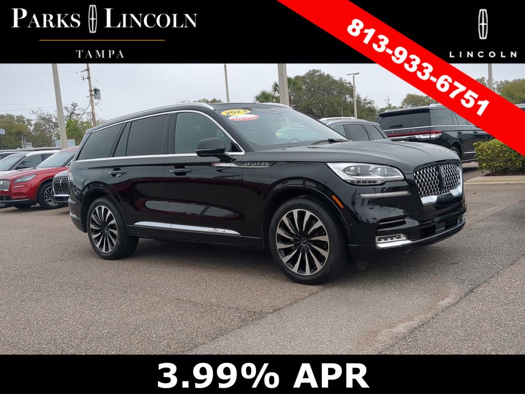 Infinite Black Metallic Clearcoat 2023 Lincoln Aviator Black Label Grand Touring AWD SUV / Crossover All-Wheel Drive Automatic