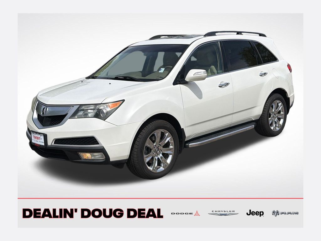 White 2012 Acura MDX SUV / Crossover All-Wheel Drive 6-Speed Automatic