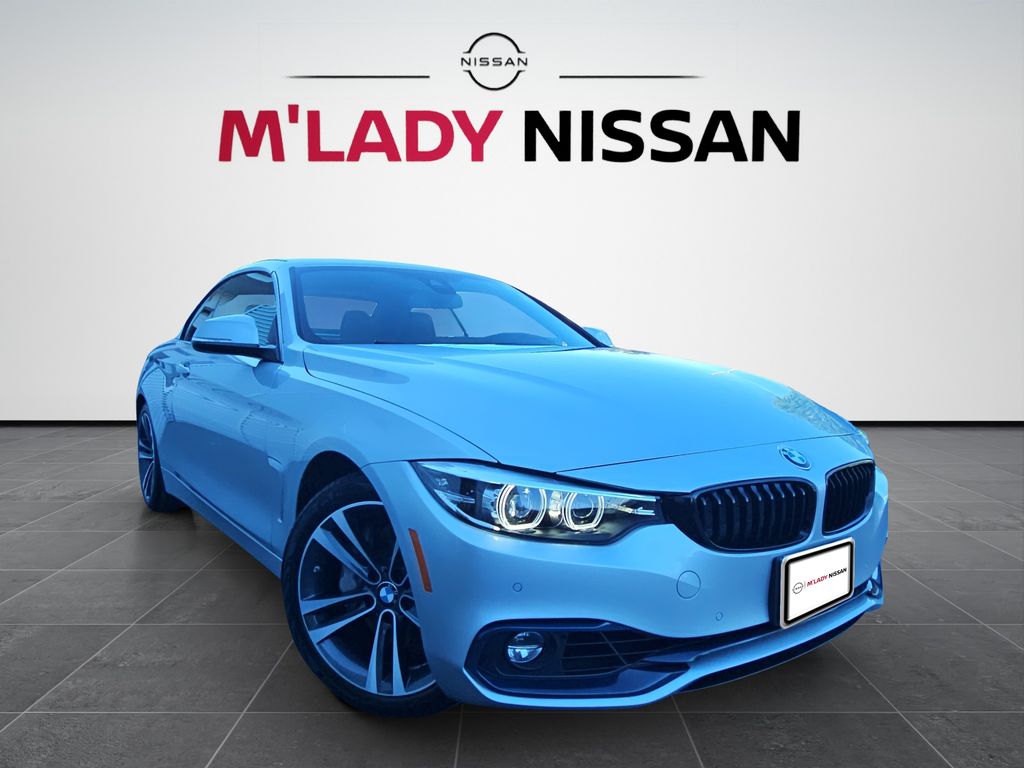 Glacier Silver Metallic 2020 BMW 4 Series Convertible Rear-Wheel Drive 8-Speed Automatic