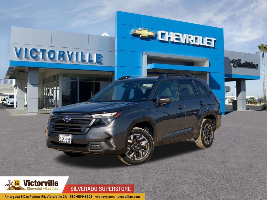 Gray Metallic 2025 Subaru Forester SUV / Crossover All-Wheel Drive Continuously Variable Transmission