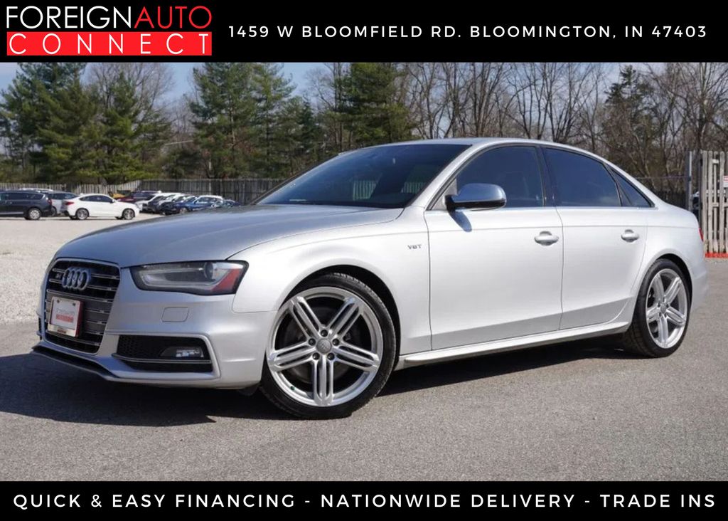 Silver 2014 Audi S4 Sedan All-Wheel Drive 7-Speed Automatic