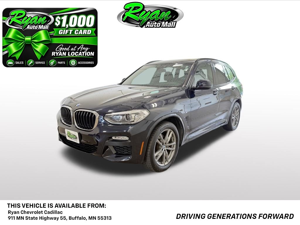 Carbon Black Metallic 2019 BMW X3 SUV / Crossover All-Wheel Drive 8-Speed Automatic