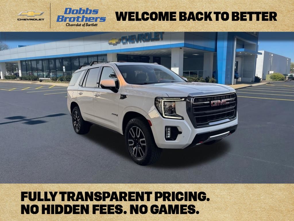 Summit White 2023 GMC Yukon SUV / Crossover Four-Wheel Drive