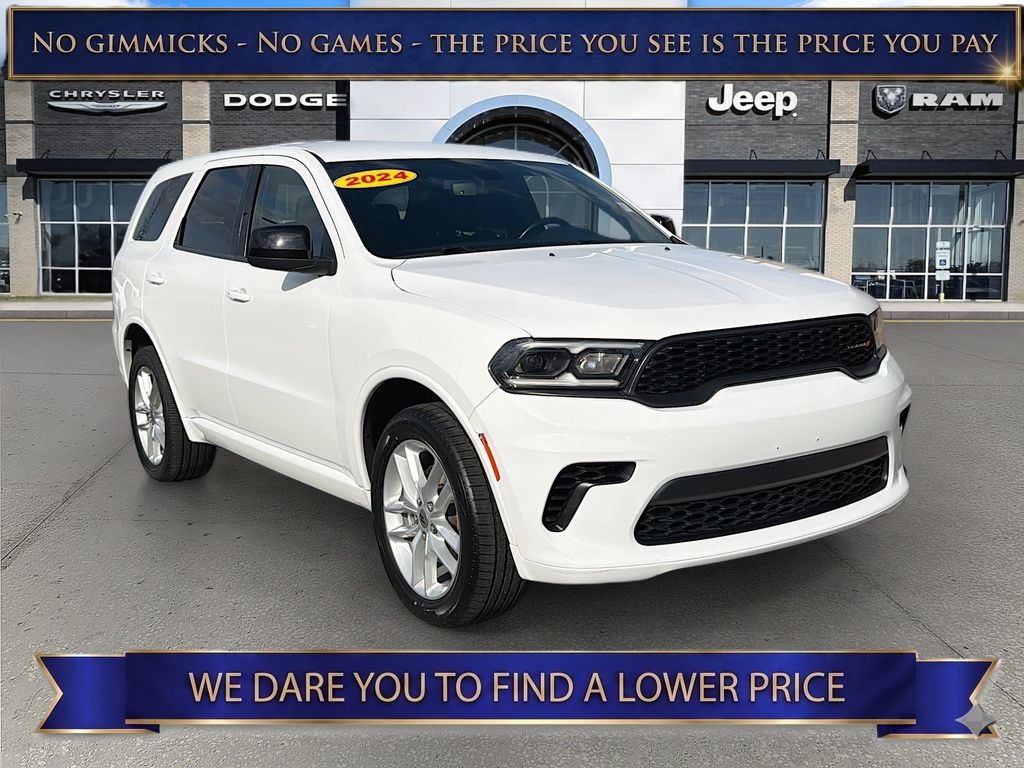 White Knuckle Clearcoat 2024 Dodge Durango GT AWD SUV / Crossover All-Wheel Drive 8-Speed Automatic