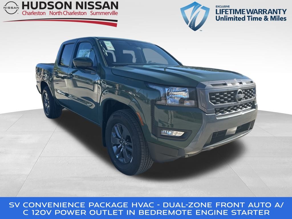 2025 Tactical Green Metallic Nissan Frontier SV Truck