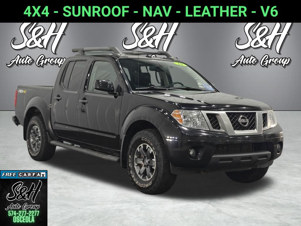 Gray (Magnetic Black) 2018 Nissan Frontier Pickup Truck Four-Wheel Drive 5-Speed Automatic Overdrive