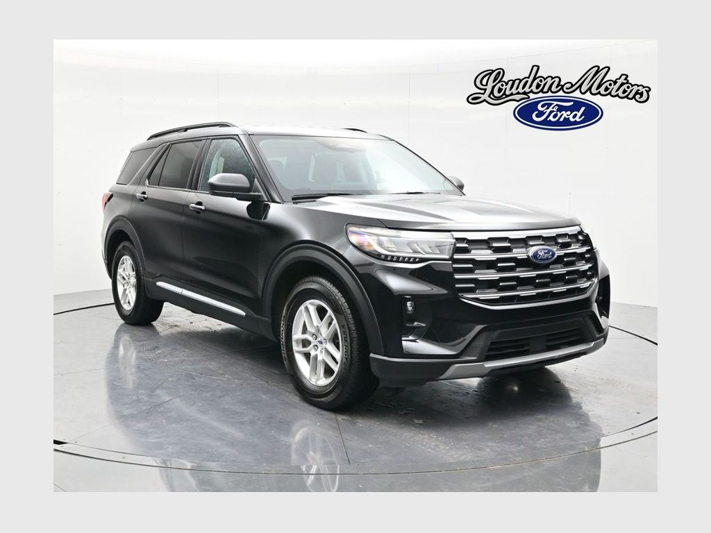 Black Metallic 2025 Ford Explorer SUV / Crossover Rear-Wheel Drive Automatic