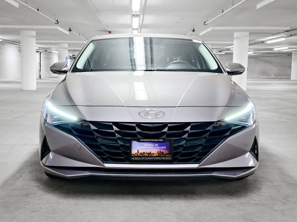 2021 Hyundai Elantra Hybrid Blue 11