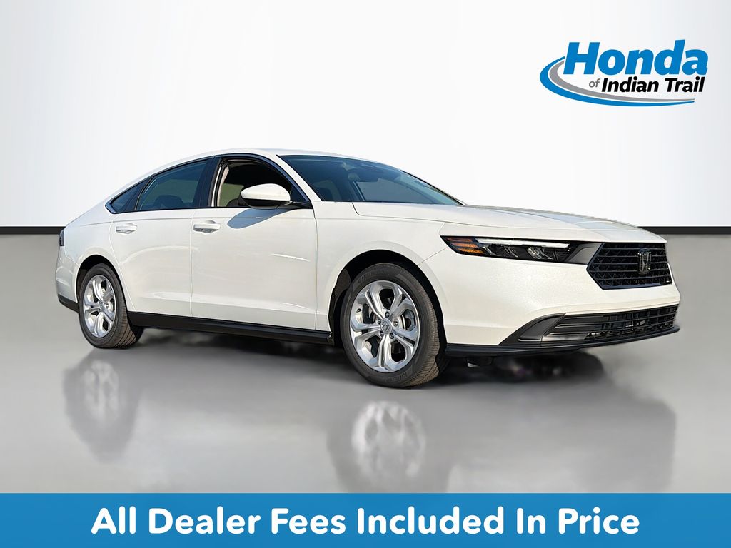 Platinum White Pearl 2026 Honda Accord Sedan Front-Wheel Drive Continuously Variable Transmission