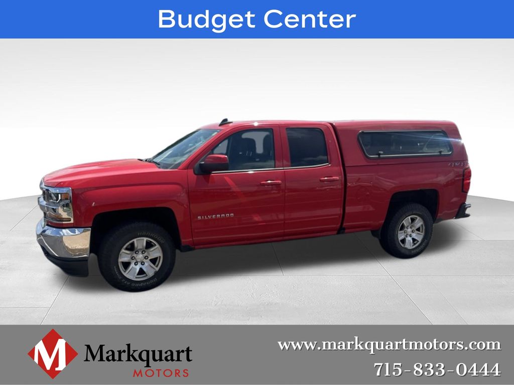 Red Hot 2018 Chevrolet Silverado 1500 Pickup Truck Four-Wheel Drive 6-Speed Automatic Overdrive