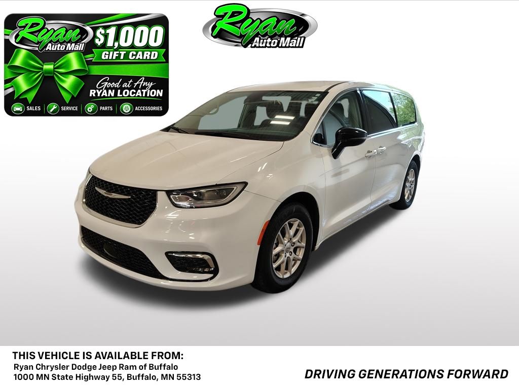 Bright White Clearcoat 2024 Chrysler Pacifica Minivan Front-Wheel Drive 9-Speed Automatic