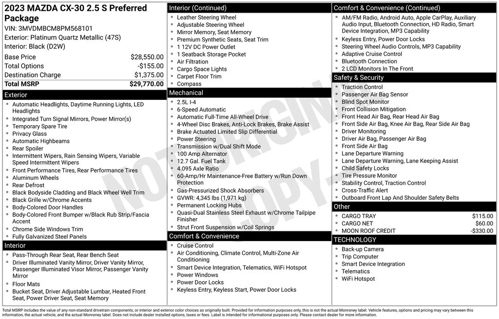 2023 Mazda CX-30 Preferred AWD's photo