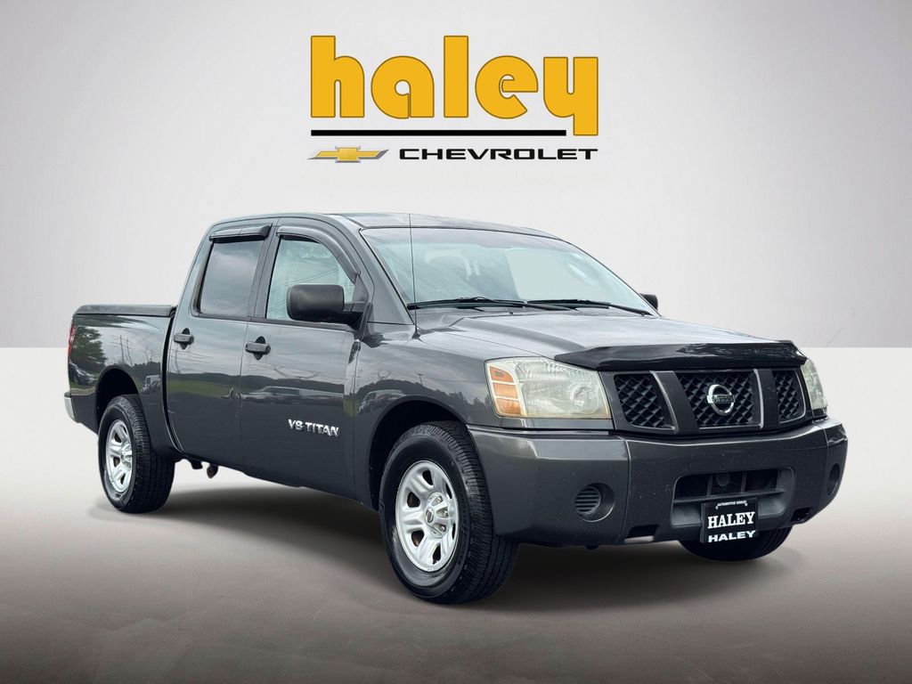 Silver (Smoke Metallic) 2006 Nissan Titan Pickup Truck Rear-Wheel Drive 5-Speed Automatic Overdrive