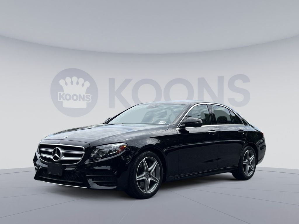 Black 2017 Mercedes-Benz E-Class Sedan All-Wheel Drive 9-Speed Automatic