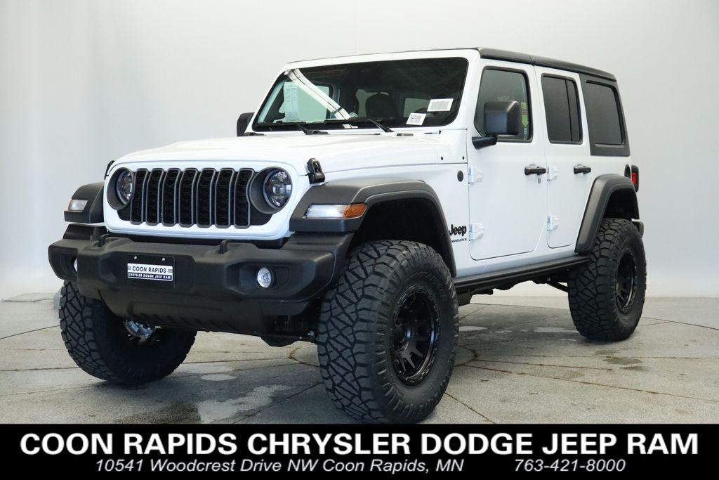 Bright White Clearcoat 2026 Jeep Wrangler SUV / Crossover Four-Wheel Drive 8-Speed Automatic