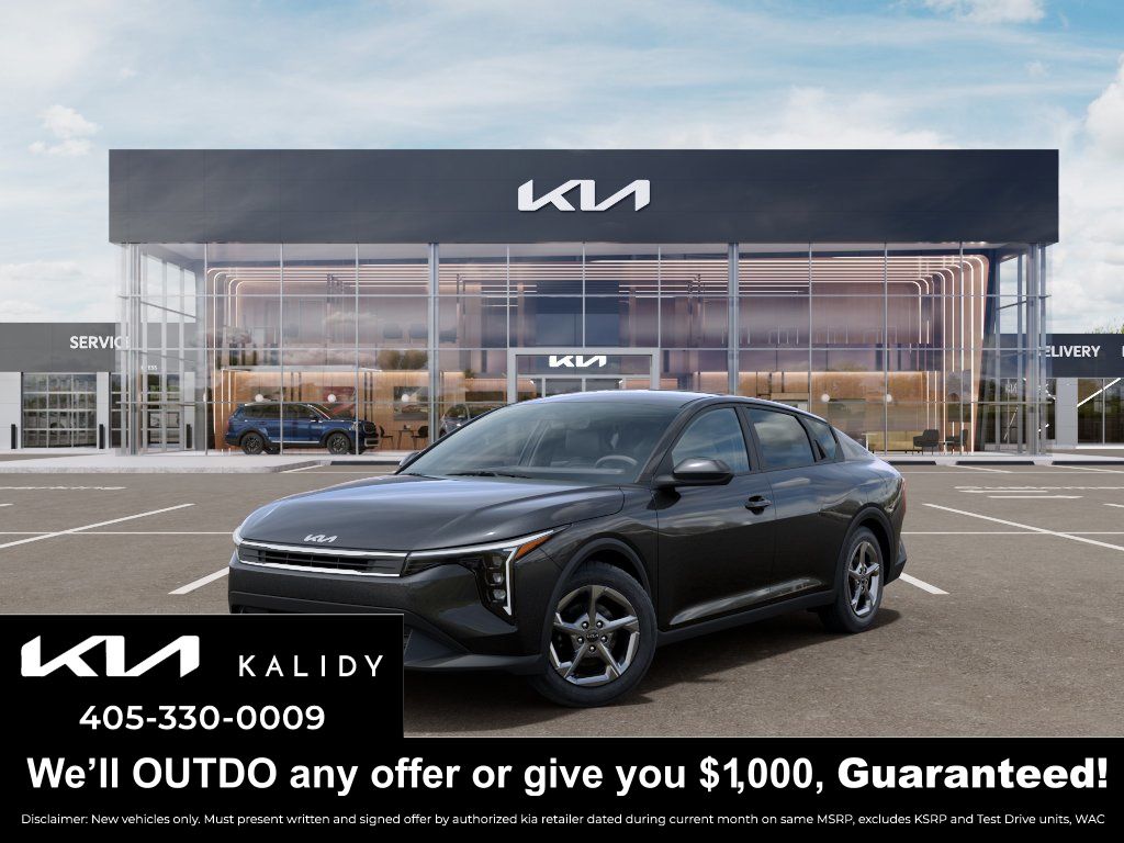 2026 Gray Kia K4 LXS FWD Sedan