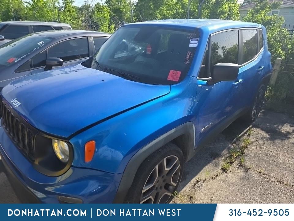 Brilliant Blue Metallic Clear Coat 2020 Jeep Renegade SUV / Crossover Front-Wheel Drive 9-Speed Automatic