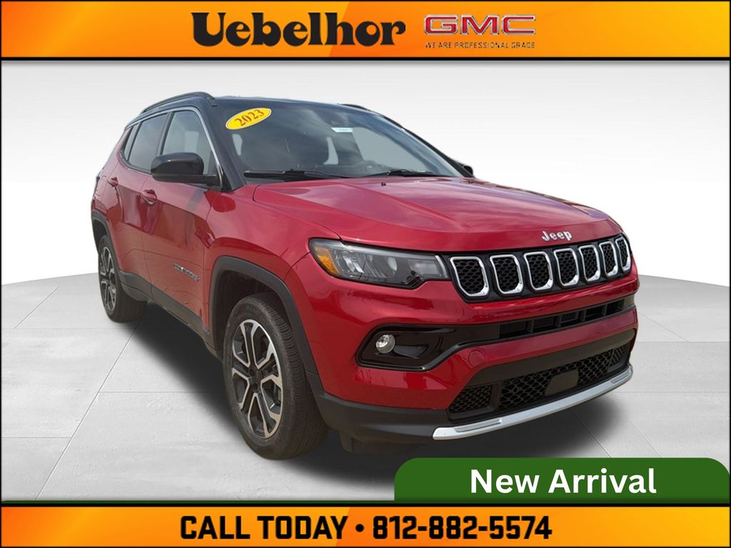 Redline Pearlcoat 2023 Jeep Compass Limited 4WD SUV / Crossover Four-Wheel Drive 8-Speed Automatic