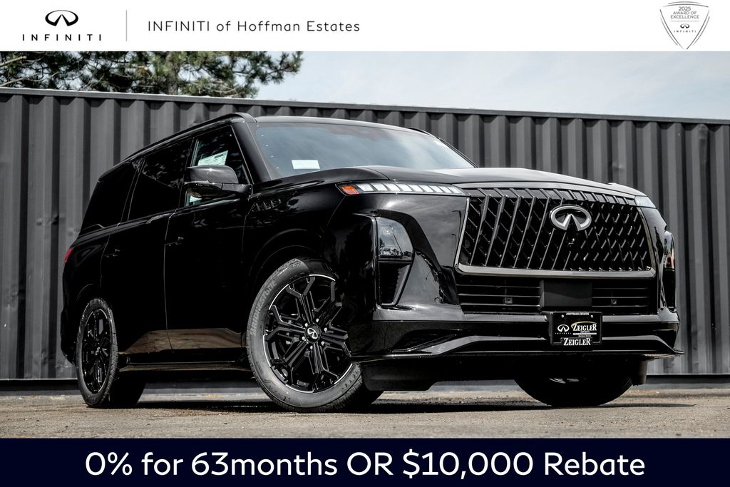Mineral Black 2026 INFINITI QX80 SUV / Crossover All-Wheel Drive 9-Speed Automatic
