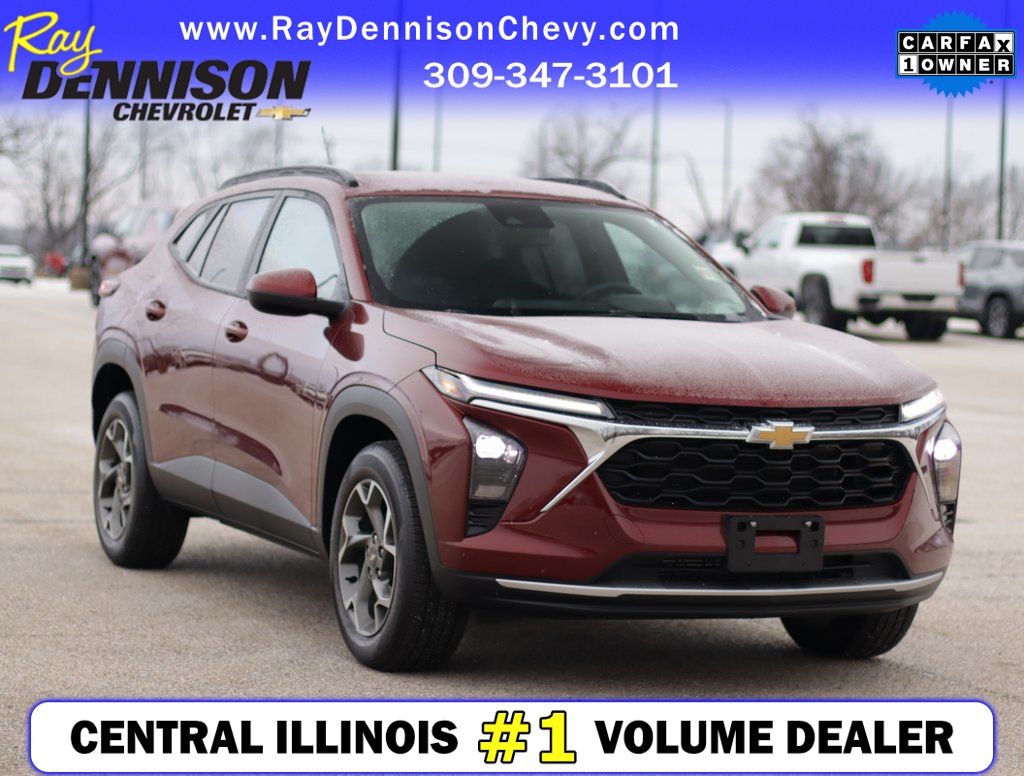 Red (Crimson) 2025 Chevrolet Trax LT FWD SUV / Crossover Front-Wheel Drive 6-Speed Automatic