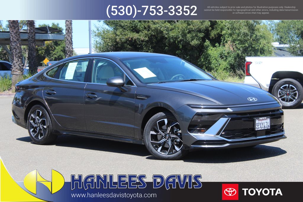 Portofino Gray 2025 Hyundai Sonata Sedan Front-Wheel Drive 8-Speed Automatic