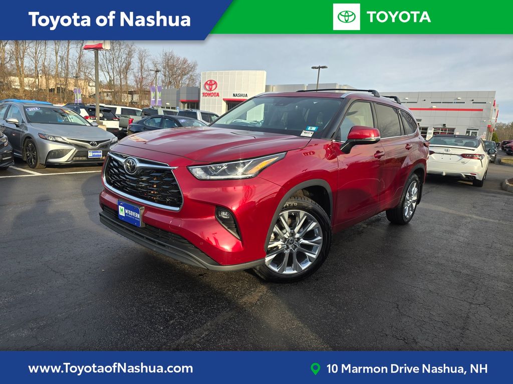 Red (Ruby Flare Pearl) 2023 Toyota Highlander Limited AWD SUV / Crossover All-Wheel Drive 8-Speed Automatic