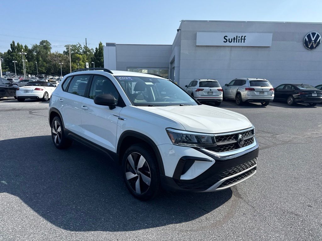 2023 Volkswagen Taos 1.5T S White at Auto Express Mitsubishi