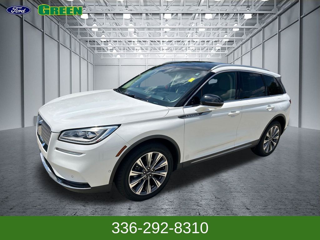 Pristine White 2020 Lincoln Corsair SUV / Crossover Front-Wheel Drive 8-Speed Automatic
