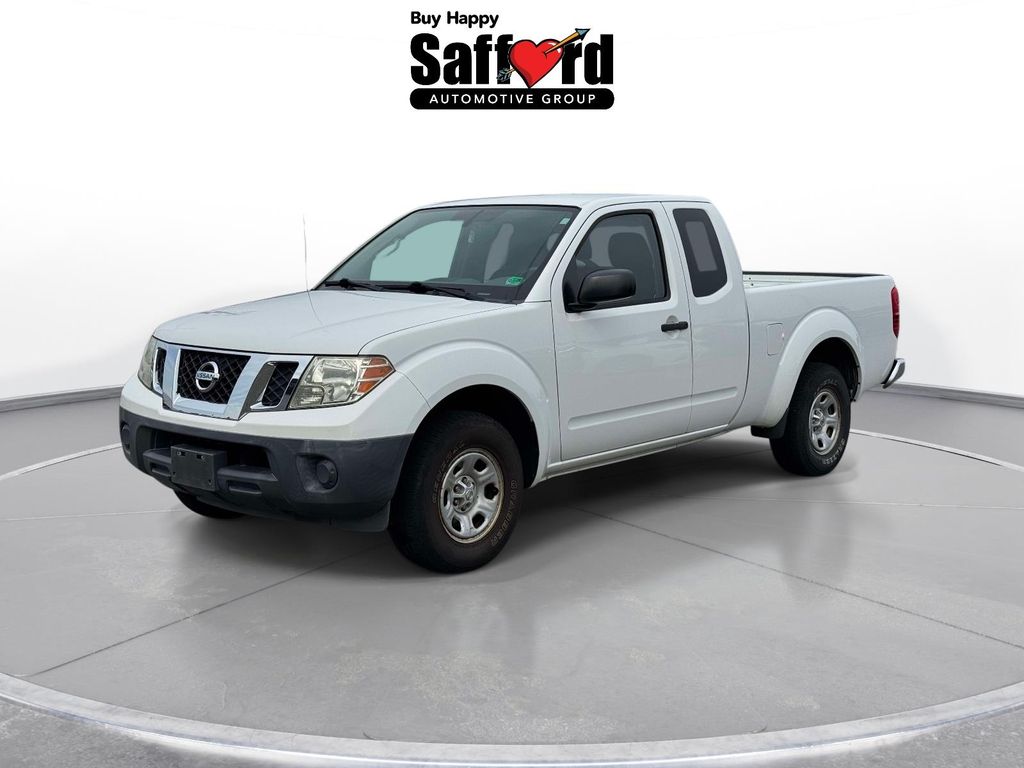 Glacier White 2015 Nissan Frontier Pickup Truck 4X2 5-Speed Automatic Overdrive
