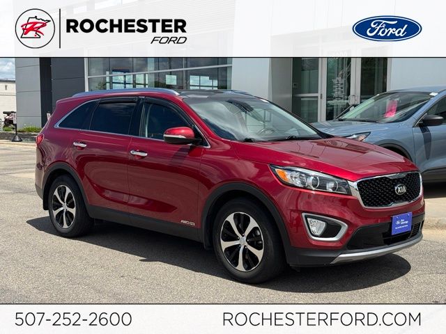 Red 2017 Kia Sorento SUV / Crossover All-Wheel Drive 6-Speed Automatic