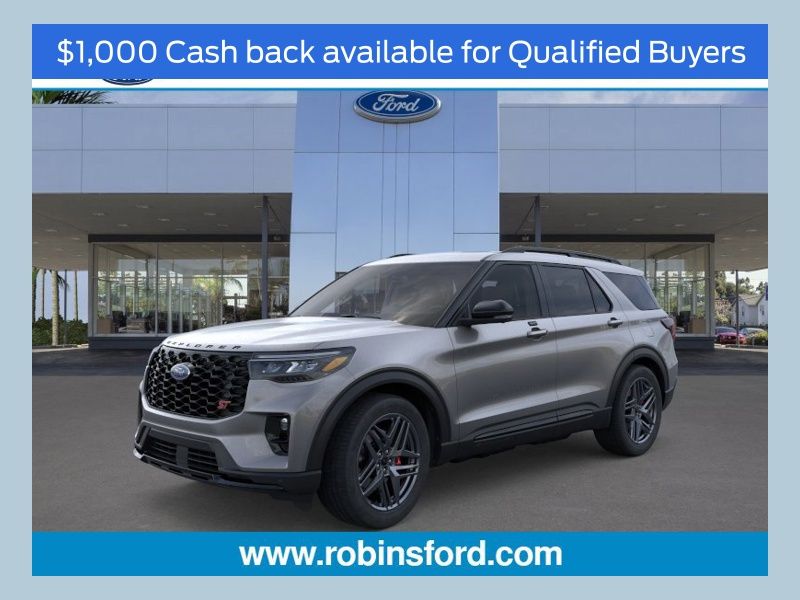 Carbonized Gray Metallic 2026 Ford Explorer ST AWD SUV / Crossover All-Wheel Drive Automatic
