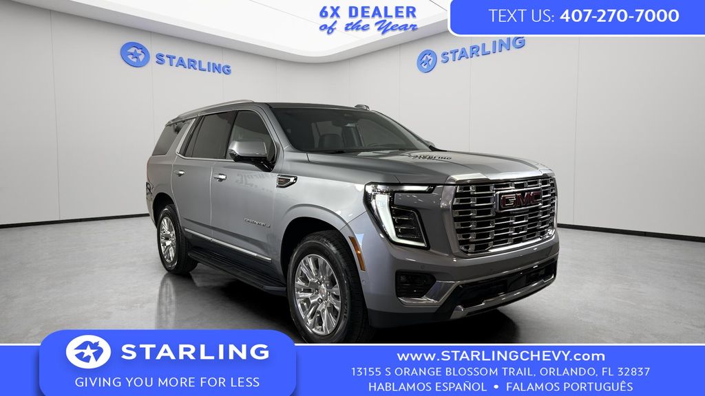 Sterling Metallic 2025 GMC Yukon Denali RWD SUV / Crossover 4X2