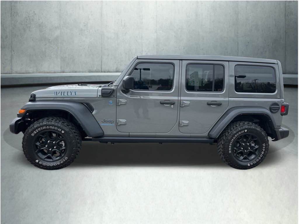 Used 2023 Jeep Wrangler 4xe Willys 4XE with VIN 1C4JJXN67PW662480 for sale in Saco, ME