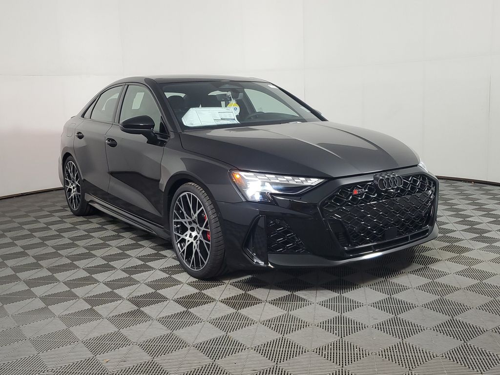 Mythos Black Metallic 2026 Audi RS 3 Sedan All-Wheel Drive 7-Speed Automatic