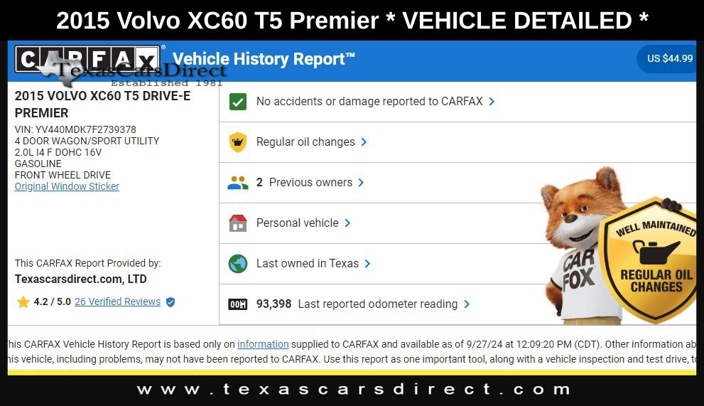 2015 Volvo XC60 T5 Premier 10