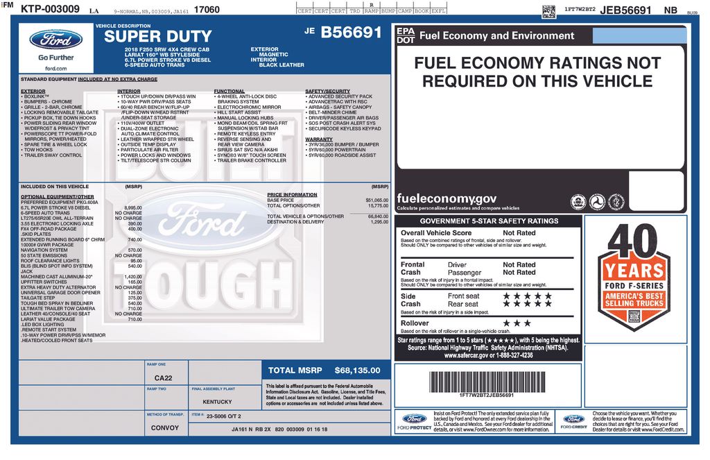 Certified Used 2018 Gray Ford Lariat image 5