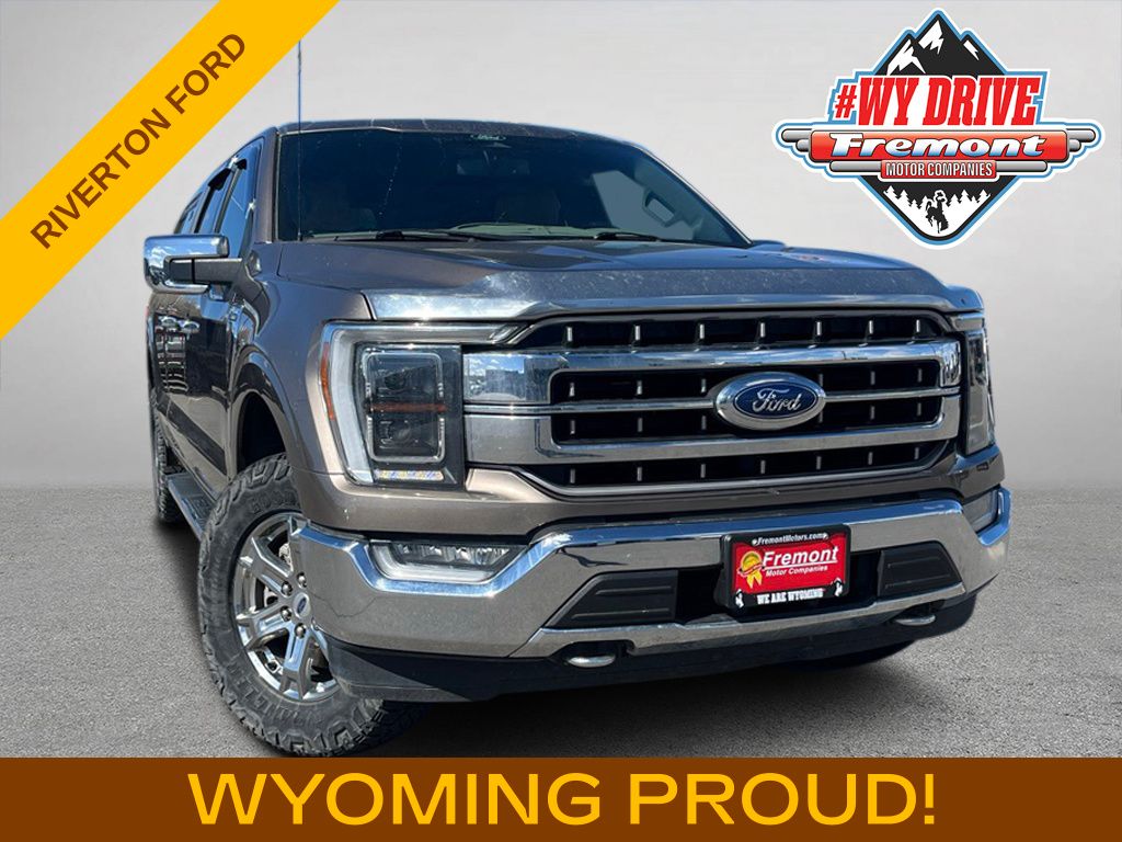 Stone Gray Metallic 2021 Ford F-150 Lariat SuperCrew 4WD Pickup Truck Four-Wheel Drive Automatic