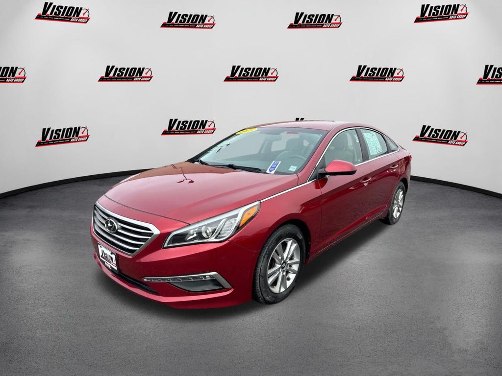 Venetian Red Metallic 2015 Hyundai Sonata SE FWD Sedan Front-Wheel Drive 6-Speed Automatic