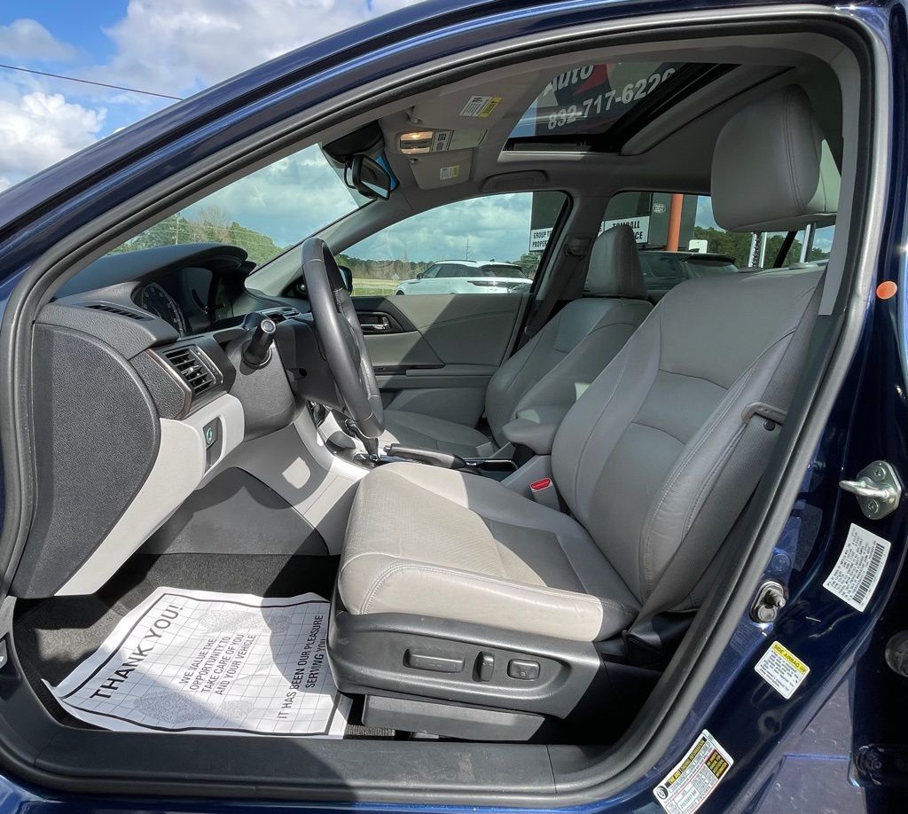 2013 Honda Accord EX-L Blue at Don McGill Toyota