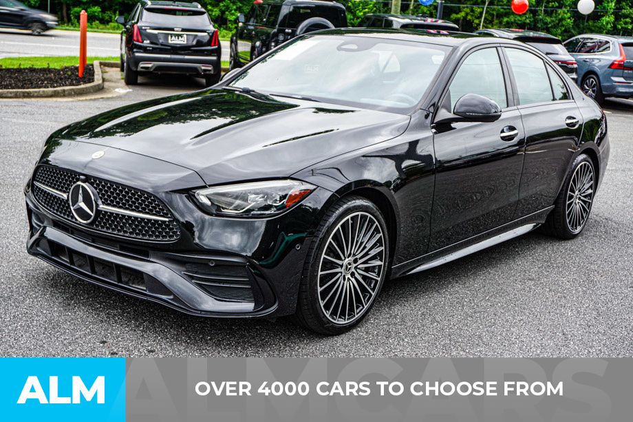 Used 2024 Black Mercedes-Benz C 300 image 3