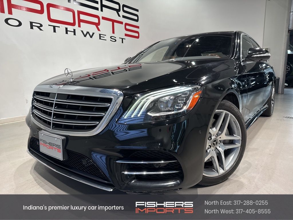 Black 2018 Mercedes-Benz S-Class Sedan All-Wheel Drive 9-Speed Automatic