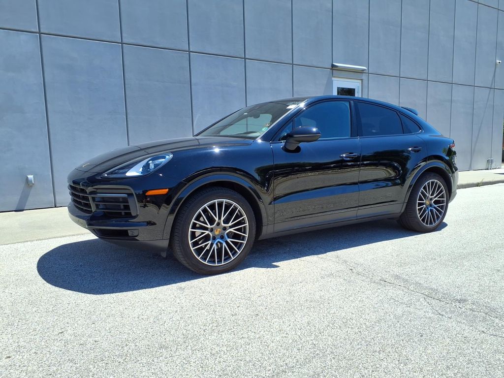 Brown (Cashmere Beige Metallic) 2020 Porsche Cayenne Coupe Coupe All-Wheel Drive 8-Speed Automatic