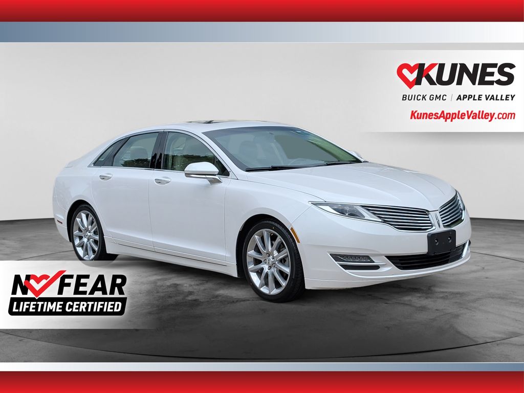 White Platinum Clearcoat Metallic 2016 Lincoln MKZ Sedan Front-Wheel Drive 6-Speed Automatic